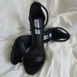 Steve Madden Black Strappy Heels